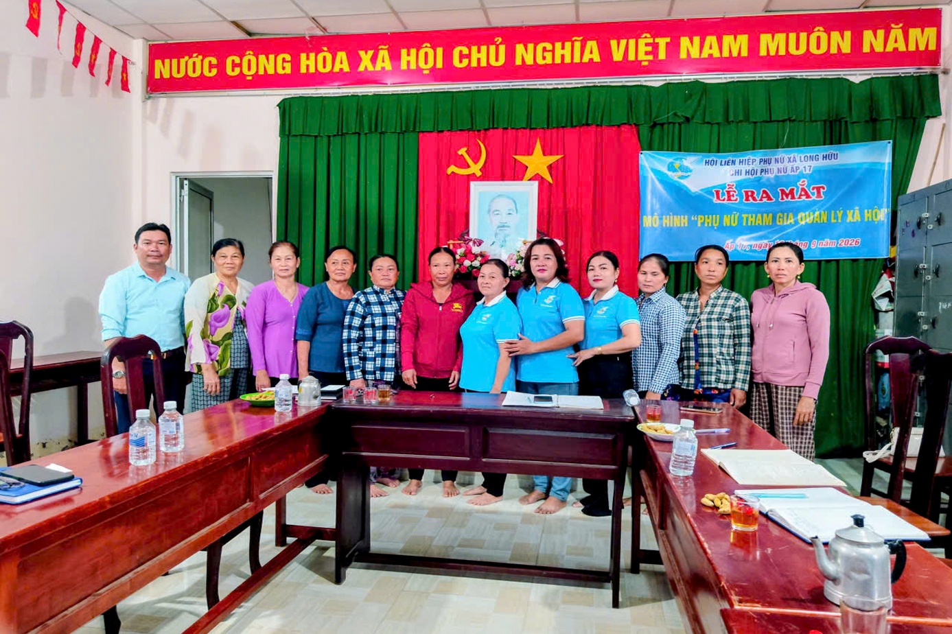 Long Hữu xây dựng mô hình “Phụ nữ tham gia quản lý xã hội”