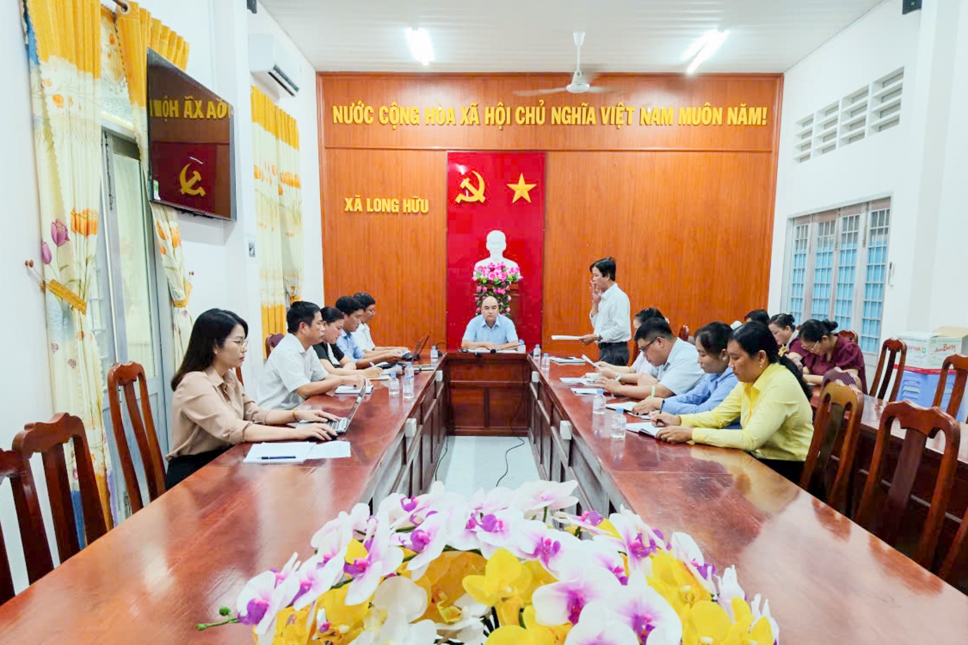 Xã Long Hữu tập trung nâng cao hiệu quả công tác văn hóa - xã hội
